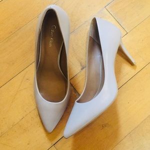 Calvin Klein Nude Heels